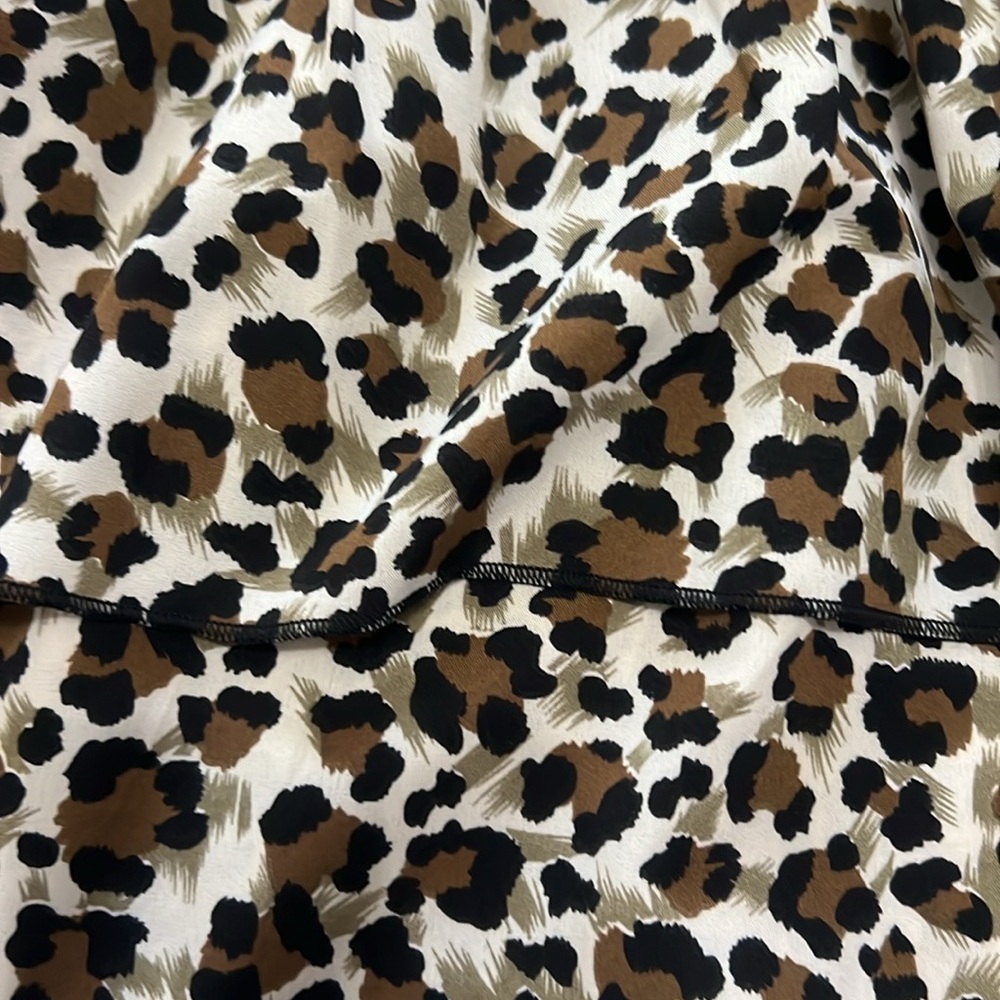 Leopard Ruffle Hem Dress - Picture 7 of 7